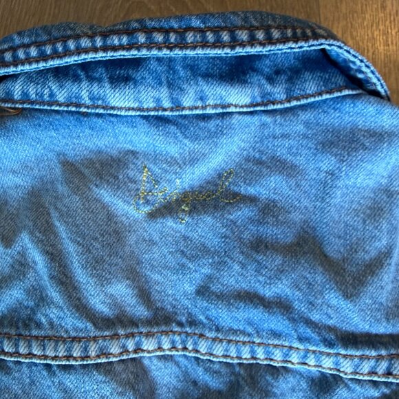 Desigual Embroidered Denim Jacket - Size S - Picture 6 of 6